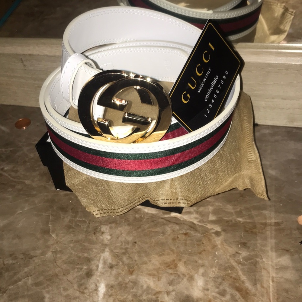 Unisex Gucci Belt Adjustable to size needed